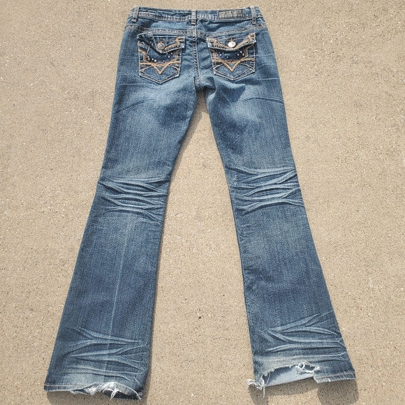 Twentyone Black Boot Cut Jeans sz 5/6 - Picture 6 of 7